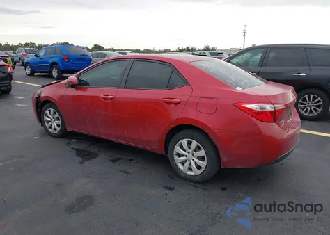 2015 Toyota Corolla Le из США, поврежденный, VIN 2T1BURHEXFC232346